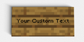 Custom Minecraft Sign